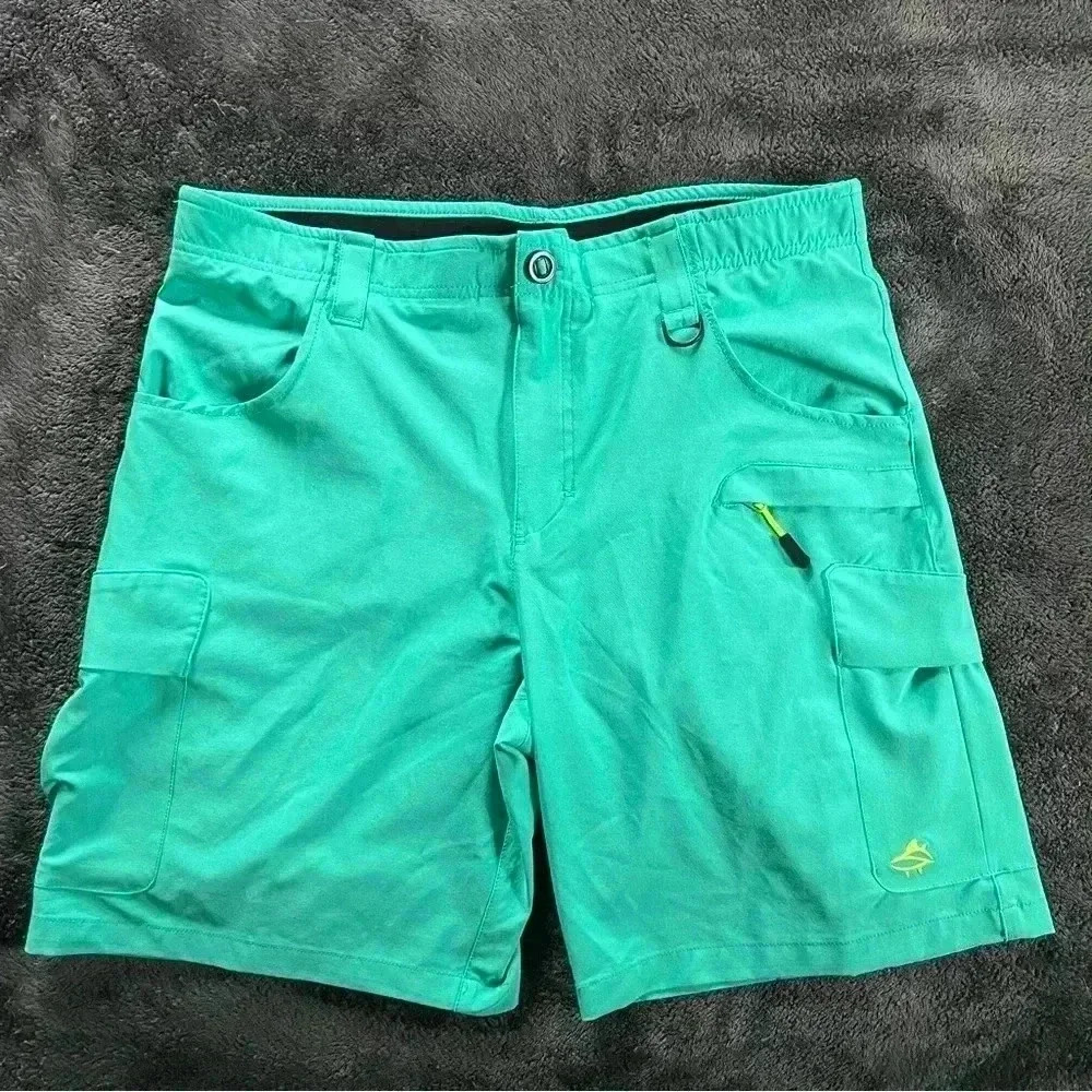 Loco Kaile- Men’s Swim Board Shorts- Teal- 36